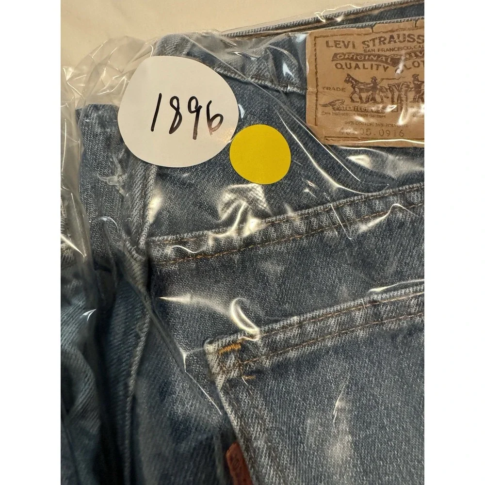 + Vintage Levi's Orange Tab Jeans Mens 31x32 Fits 30x32.5 Ripped Straight Fit